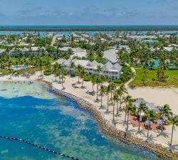 Aerial view of Tranquility Bay Beachfront Resort