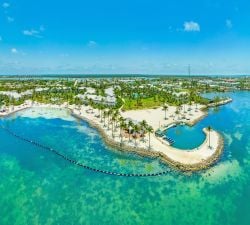 Aerial view of Tranquility Bay Beachfront Resort