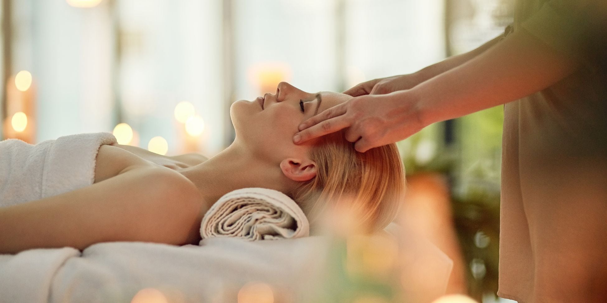 Client receiving a massage