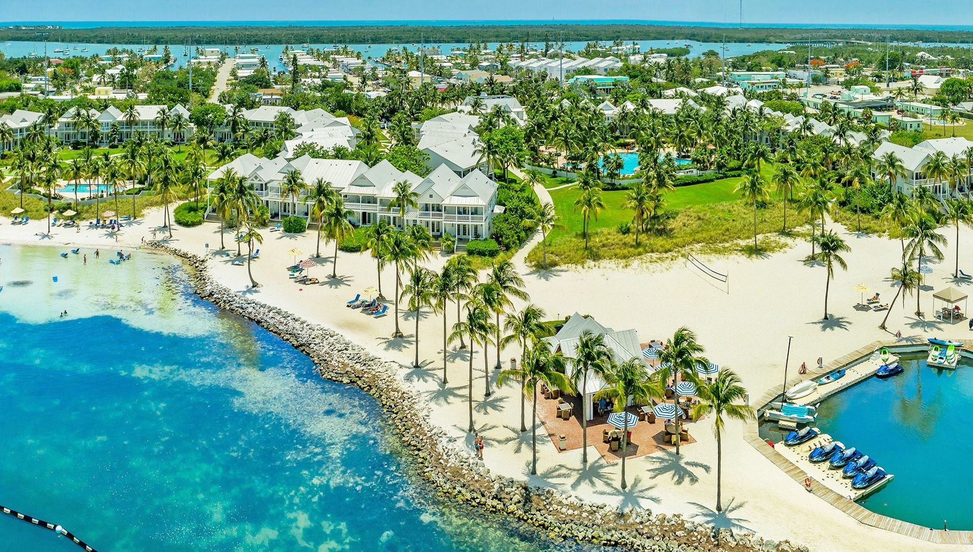 north side of resort from the air