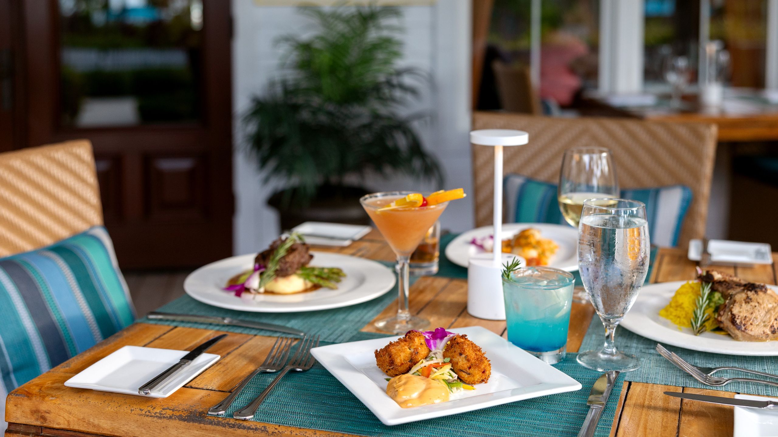 Butterfly Cafe at Tranquility Bay Beachfront Resort, in the Florida Keys.