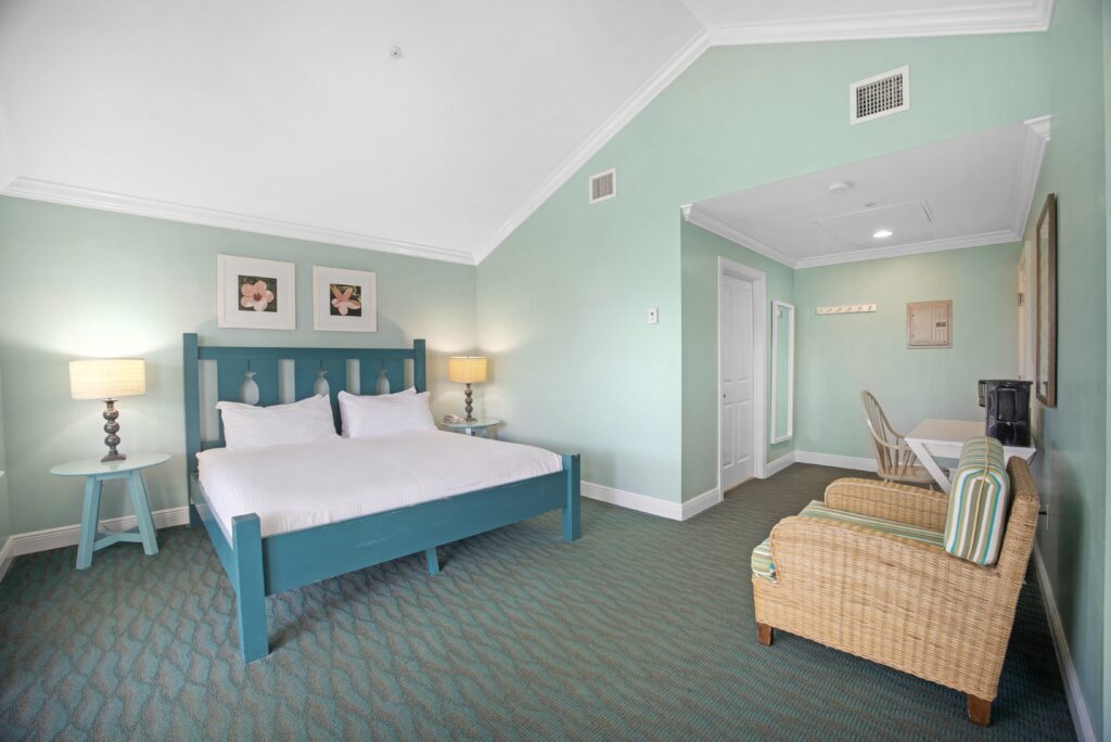 Tropical Garden King room at Tranquility Bay Beachfront Resort, in the Florida Keys.
