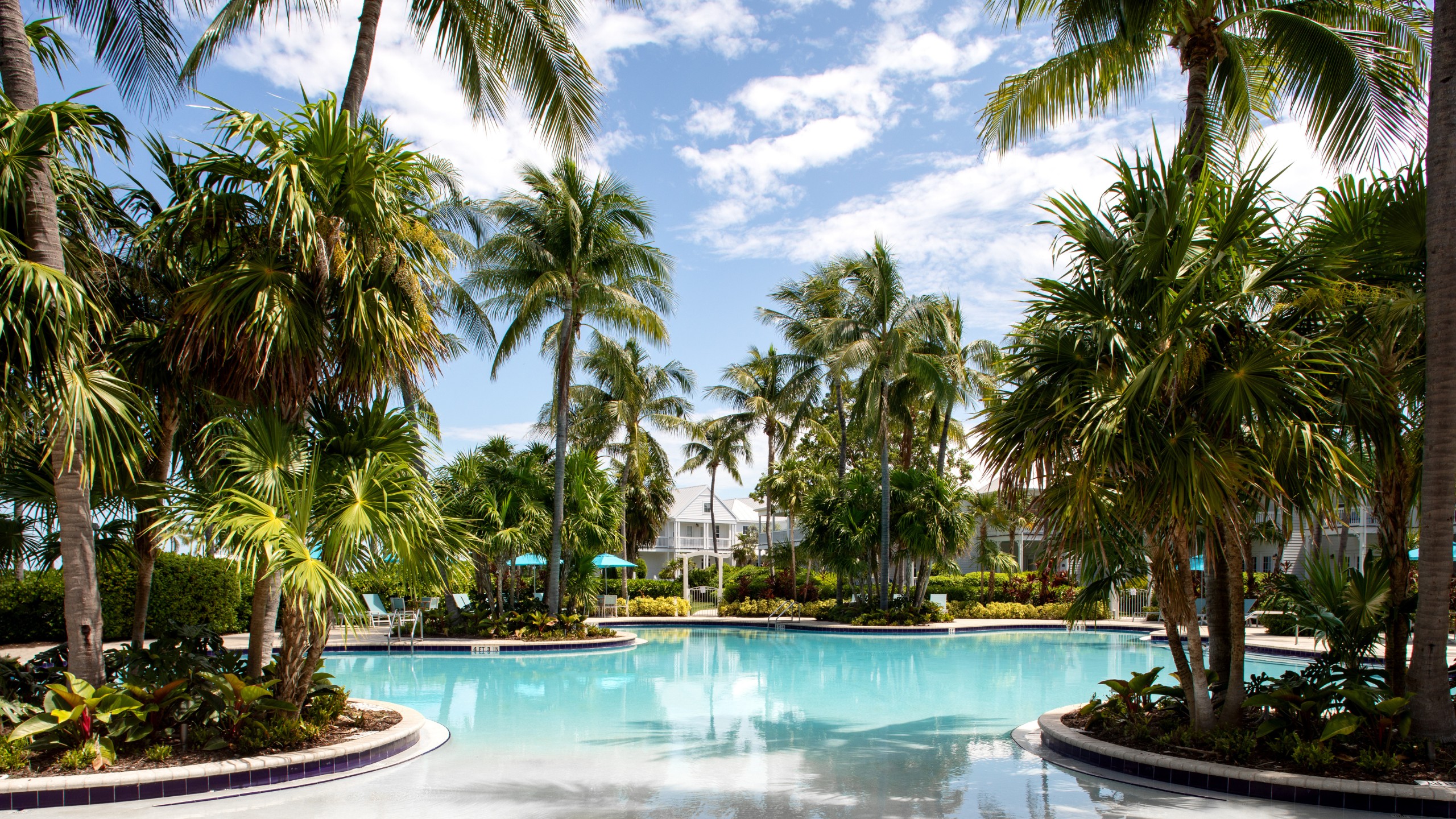 The zero-entry resort pool at Tranquility Bay Beachfront Resort, in the Florida Keys.