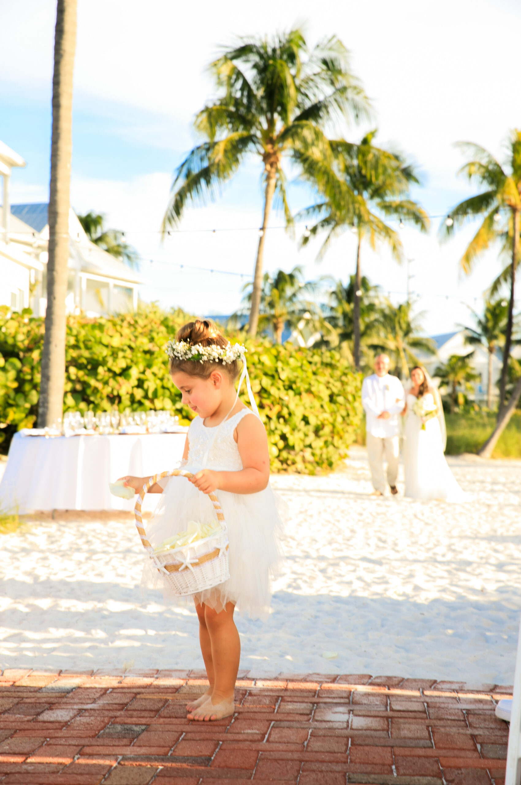 wedding ceremony on the beachfront