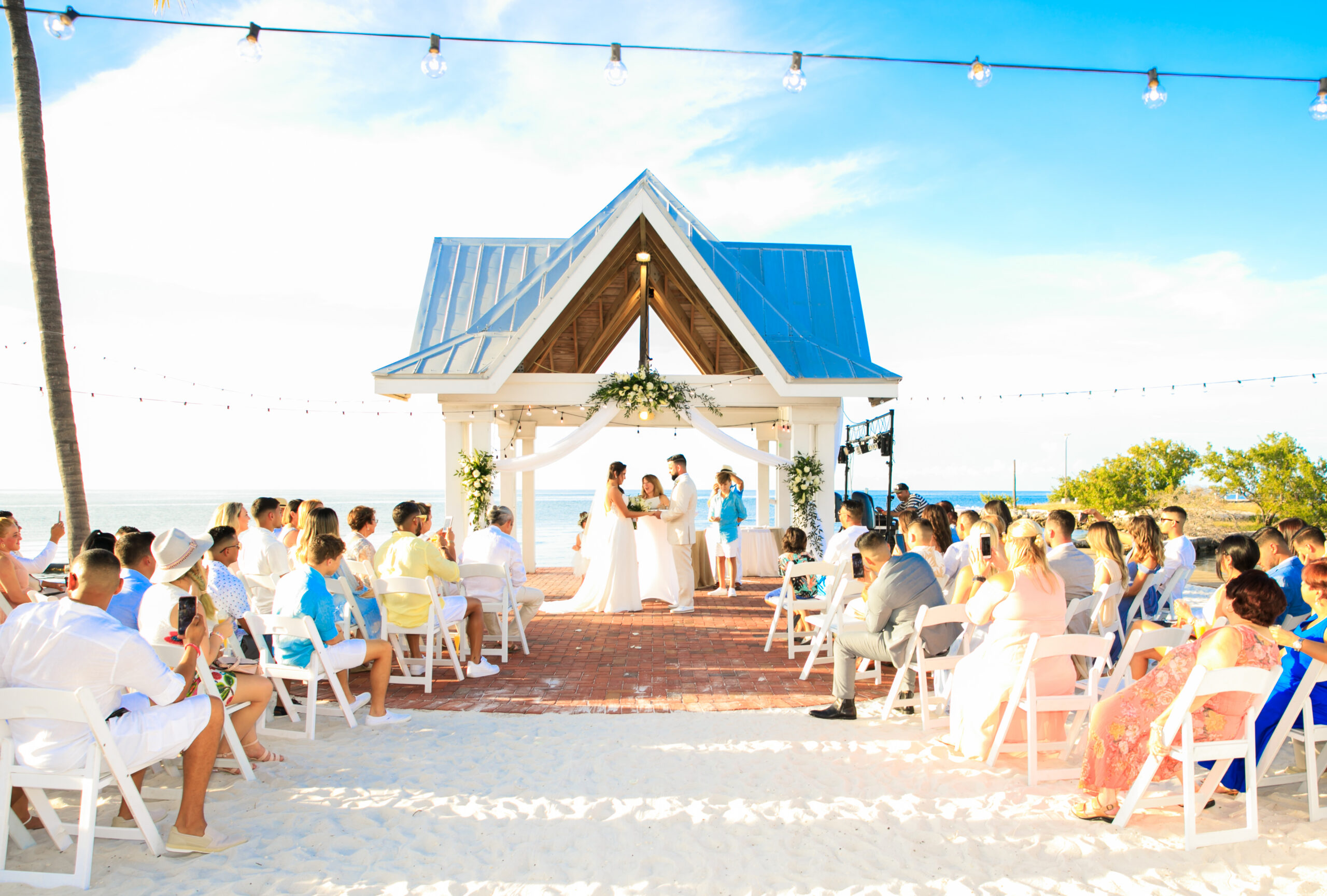 Wedding at Tranquility Bay Beachfront Resort, in the Florida Keys.
