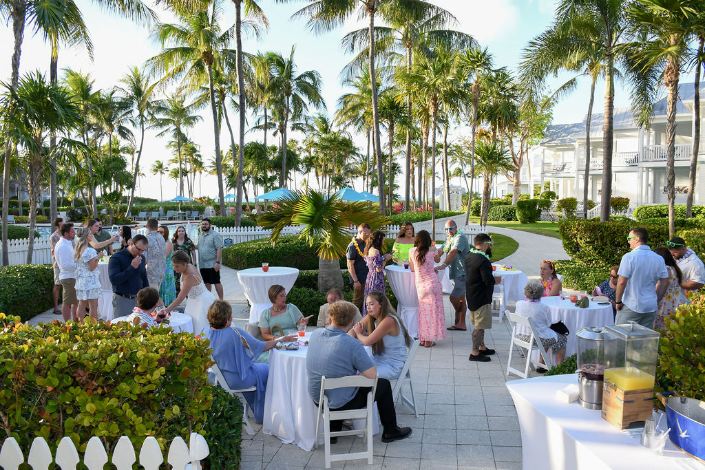 A family reunion at Tranquility Bay Beachfront Resort, in the Florida Keys.