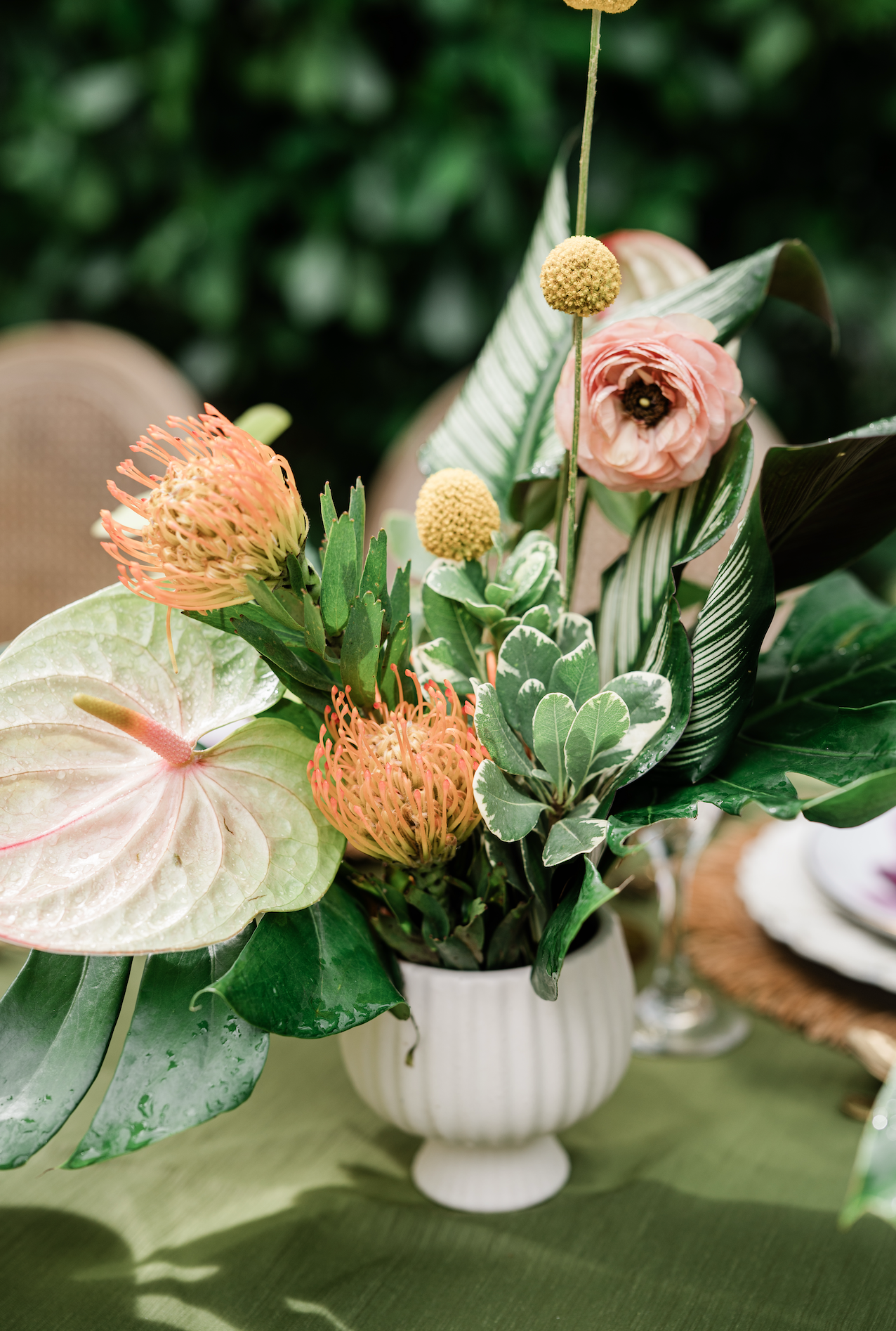Flowers on arrival