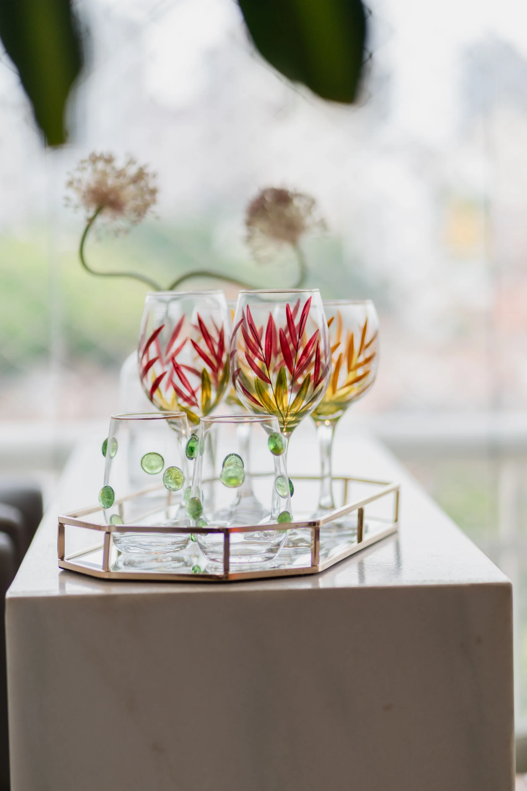 painted wine glass craft